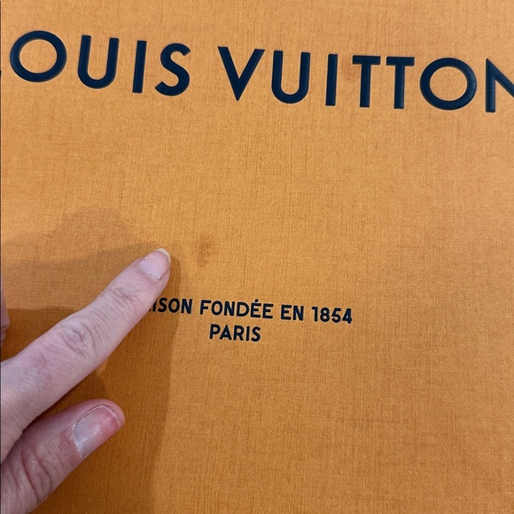 Louis Vuitton Orange and Blue Shopping Bag - Picture 6 of 9